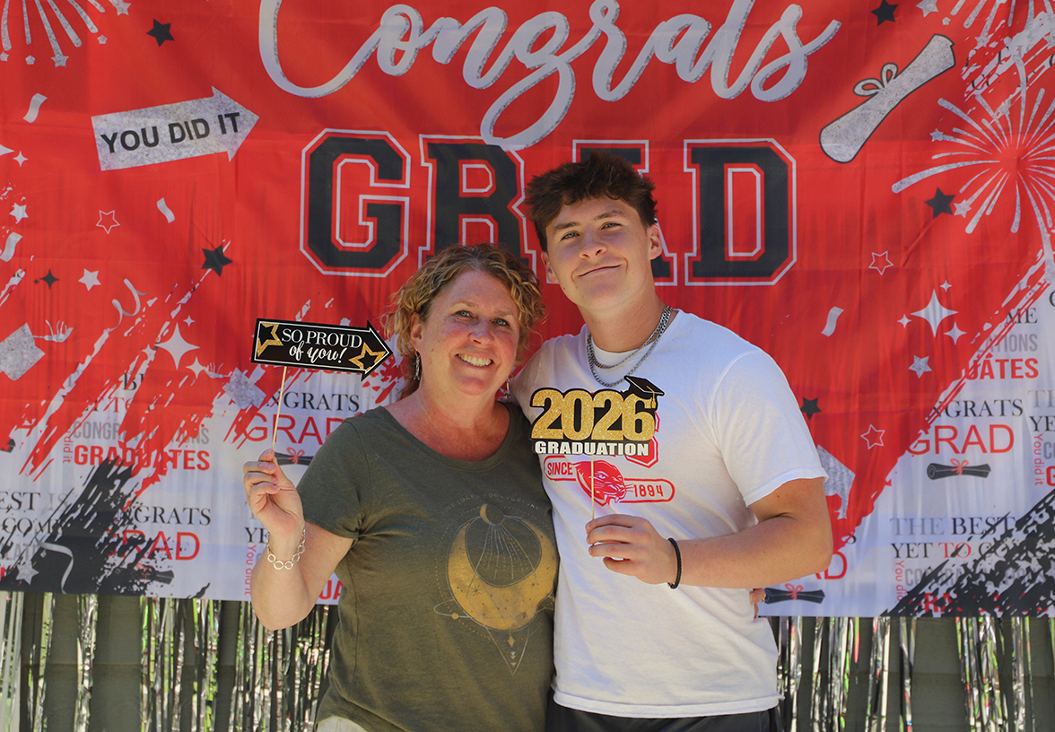 Graduate Colton and Mom